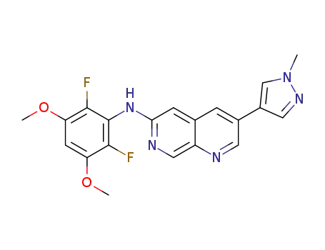 Molecular Structure of 1431985-54-4 (6-methoxy-1,7-naphthyridin-4(1H)-one)