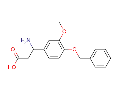 3-Amino-3-(4-benzyloxy-3-methoxy-phenyl)-propionic acid