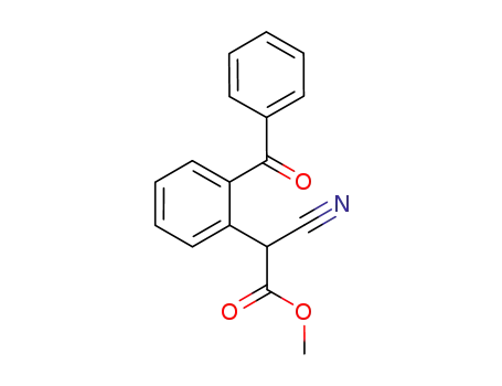 methyl 2-(2-benzoylphenyl)-2-cyanoacetate