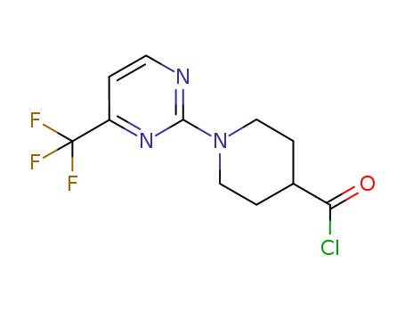 4-Piperidinecarbonylchloride, 1-[4-(trifluoromethyl)-2-pyrimidinyl]-