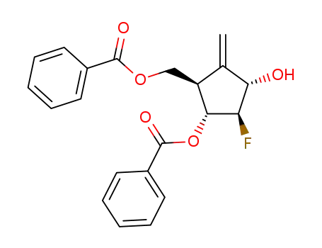 (-)-[(1R,2R,3R,4S)-2-(benzoyloxy)-3-fluoro-4-hydroxy-5-methylenecyclopentyl]methyl benzoate