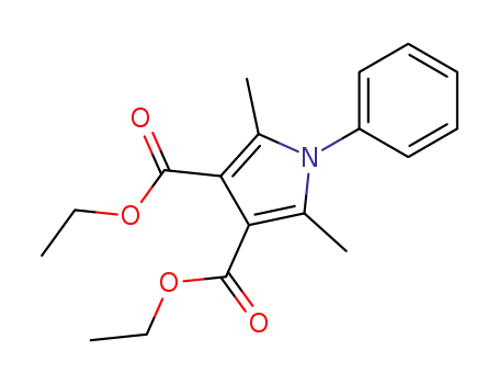 1H-Pyrrole-3,4-dicarboxylic acid, 2,5-dimethyl-1-phenyl-, diethyl ester