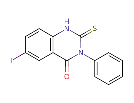 Molecular Structure of 18741-38-3 (4(1H)-Quinazolinone, 2,3-dihydro-6-iodo-3-phenyl-2-thioxo-)