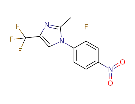 C<sub>11</sub>H<sub>7</sub>F<sub>4</sub>N<sub>3</sub>O<sub>2</sub>