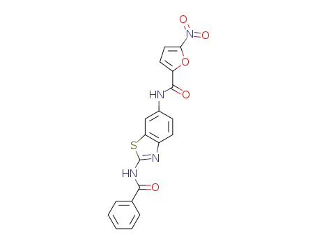 N-[2-(benzoylamino)-1,3-benzothiazol-6-yl]-5-nitrofuramide