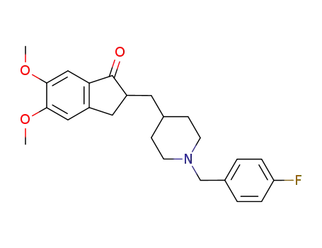 2-((1-(4-fluorobenzyl)piperidin-4-yl)methyl)-5,6-dimethoxy-2,3-dihydro-1H-inden-1-one