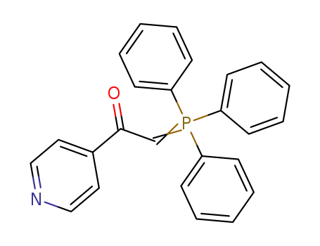 1-pyridin-4-yl-2-(triphenyl-λ<sup>5</sup>-phiosphanylidene)ethanone