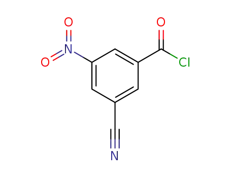 Molecular Structure of 1407751-67-0 (3-nitro-5-cyano-benzoylchloride)