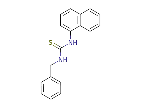 Molecular Structure of 107544-71-8 (1-benzyl-3-(naphthalen-1-yl)thiourea)