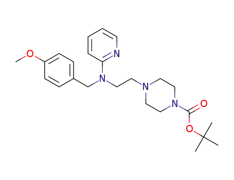 tert-butyl 4-(2-((4-methoxybenzyl)(pyridin-2-yl)amino)ethyl)piperazine-1-carboxylate