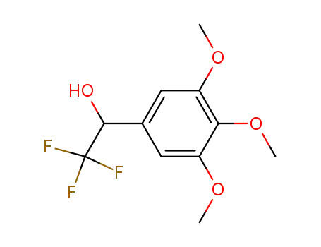 Molecular Structure of 207502-47-4 (2,2,2-trifluoro-1-(3,4,5-triMethoxyphenyl)ethanol)
