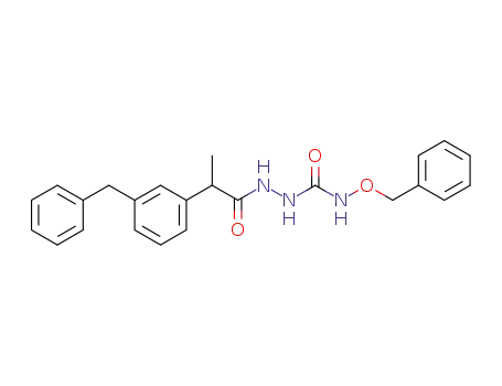4-benzyloxy-1-[2-(3-benzylphenyl)propanoyl]semicarbazide