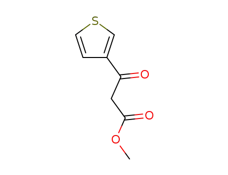 Molecular Structure of 185515-21-3 (METHYL 3-OXO-3-(3-THIENYL)PROPANOATE)