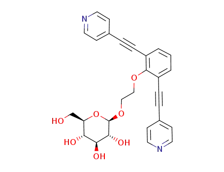 2-[2,6-bis(4-pyridylethynyl)phenoxy]ethyl β-D-glucopyranoside
