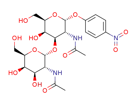 Molecular Structure of 1456553-26-6 (GalNAc beta(1-3)GlcNAc-beta-pNP)