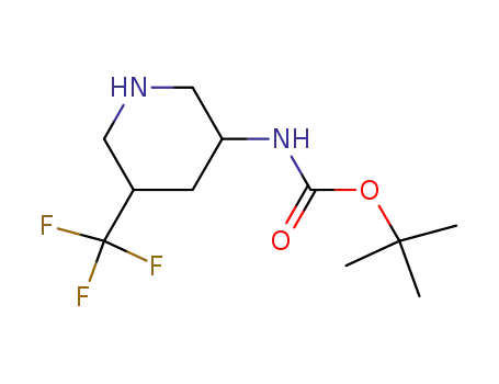cis-3-(Boc-aMino)-5-(trifluorMethyl)piperidine