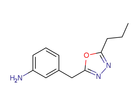 3-((5-propyl-1,3,4-oxadiazol-2-yl)methyl)aniline
