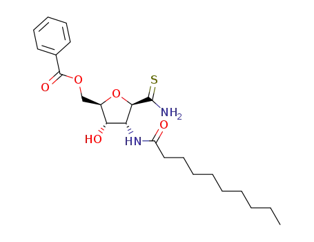 2,5-anhydro-6-O-benzoyl-3-decanamido-3-deoxy-D-allonothioamide