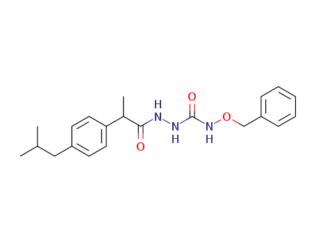 4-benzyloxy-1-[2-(4-isobutylphenyl)propanoyl]semicarbazide
