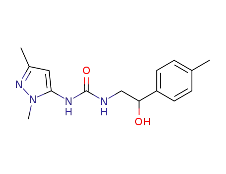 1-(2,5-dimethyl-2H-pyrazol-3-yl)-3-(2-hydroxy-2-p-tolylethyl)urea