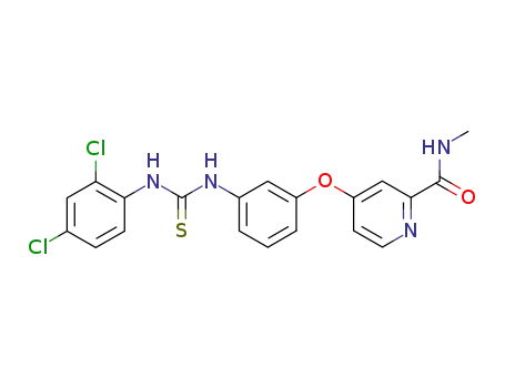 4-(3-(3-(2,4-dichlorophenyl)thioureido)phenoxy)-N-methylpicolinamide