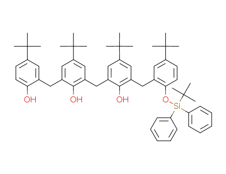 2-(3-(5-tert-butyl-2-(tert-butyldiphenylsilyloxy)benzyl)-5-tert-butyl-2-hydroxybenzyl)-6-(5-tert-butyl-2-hydroxybenzyl)-4-tert-butylphenol