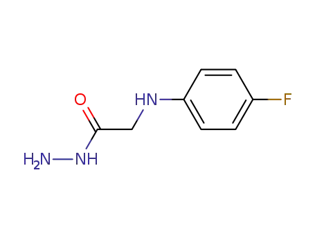Molecular Structure of 710-31-6 (2-[(4-FLUOROPHENYL)AMINO]ACETOHYDRAZIDE)