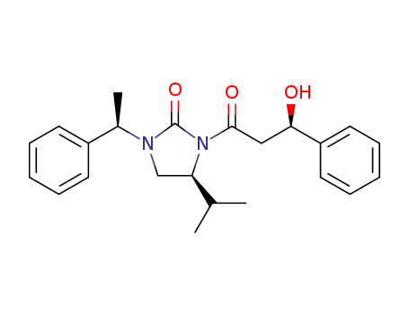 (S)-3-[(R)-3-hydroxy-3-phenylpropanoyl]-4-isopropyl-1-[(R)-1-phenylethyl]imidazolidin-2-one