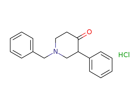 1-Benzyl-3-phenylpiperidin-4-one hydrochloride