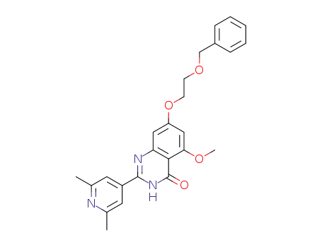 7-(2-(benzyloxy)ethoxy)-2-(2,6-dimethylpyridin-4-yl)-5-methoxyquinazolin-4(3H)-one