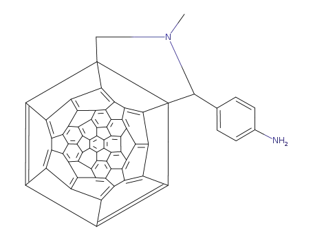 N-methyl-2-(4-aminophenyl)-bukminsterfulleropyrrolidine