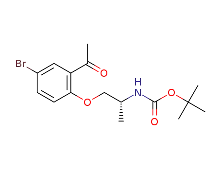tert-butyl [(R)-2-(2-acetyl-4-bromophenoxy)-1-methylethyl]carbamate