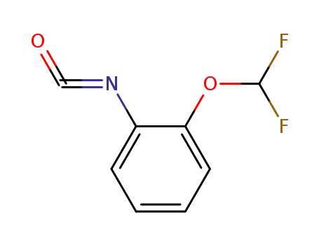 Molecular Structure of 186589-03-7 (2-(DIFLUOROMETHOXY)PHENYL ISOCYANATE)