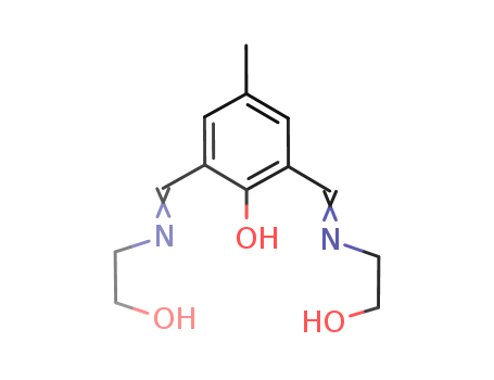 Phenol, 2,6-bis[[(2-hydroxyethyl)imino]methyl]-4-methyl-