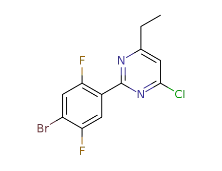 2-(4-bromo-2,5-difluorophenyl)-4-chloro-6-ethylpyrimidine