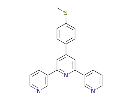 Molecular Structure of 1352042-26-2 (4'-(4-methylthiophenyl)-3,2':6',3-terpyridine)