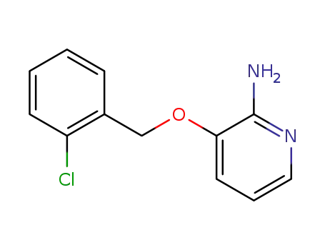 Molecular Structure of 107229-61-8 (2-Pyridinamine, 3-[(2-chlorophenyl)methoxy]-)