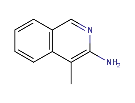 Molecular Structure of 7697-66-7 (3-Amino-4-methylisoquinoline)