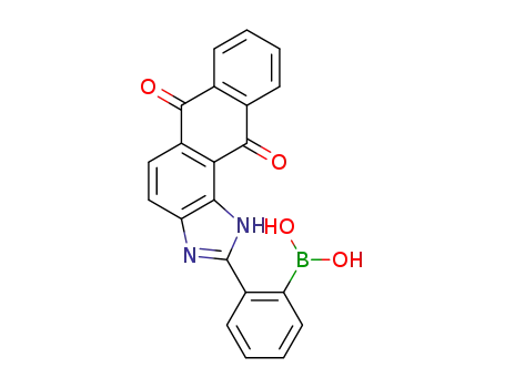 C<sub>21</sub>H<sub>13</sub>BN<sub>2</sub>O<sub>4</sub>