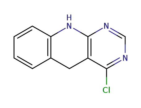 Molecular Structure of 31407-37-1 (4-chloro-5,10-dihydropyrimido[4,5-b]quinoline)