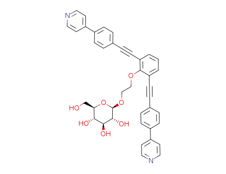2-[2,6-bis(4(4-pyridyl)phenylethynyl)phenoxy]ethyl β-D-glucopyranoside