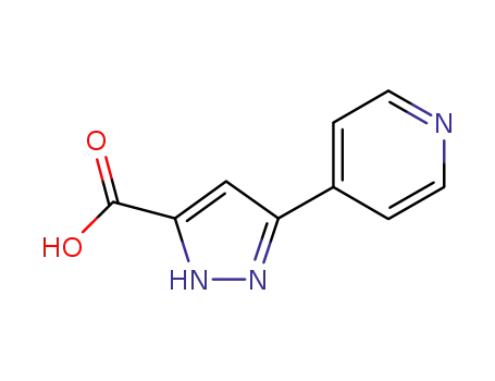 Molecular Structure of 197775-45-4 (5-PYRIDIN-4-YL-4H-PYRAZOLE-3-CARBOXYLIC ACID)