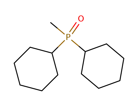 Molecular Structure of 42366-52-9 (Methyldicyclohexylphosphine oxide)