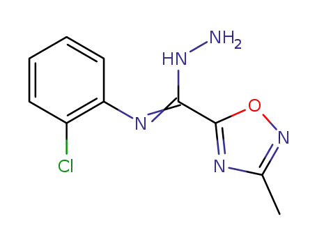 N-amino-N'-(2-chlorophenyl)-3-methyl-1,2,4-oxadiazole-5-carboxamidine