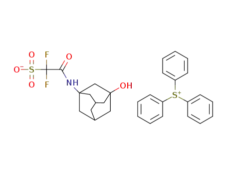 C<sub>12</sub>H<sub>16</sub>F<sub>2</sub>NO<sub>5</sub>S<sup>(1-)</sup>*C<sub>18</sub>H<sub>15</sub>S<sup>(1+)</sup>
