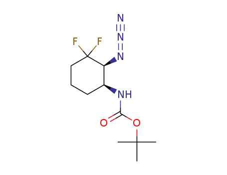 tert-butyl (1S,2S)-2-azido-3,3-difluorocyclohexylcarbamate