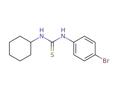 Molecular Structure of 39007-00-6 (1-(4-bromophenyl)-3-cyclohexylthiourea)