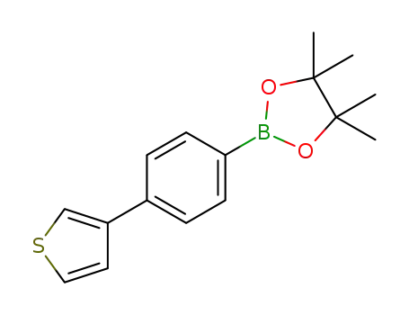 4,4,5,5-tetramethyl-2-(4-(thiophen-3-yl)phenyl)-1,3,2-dioxaborolane