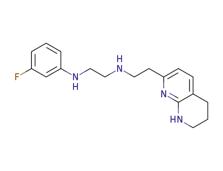 N<sub>1</sub>-(3-fluorophenyl)-N<sub>2</sub>-(2-(5,6,7,8-tetrahydro-1,8-naphthyridin-2-yl)ethyl)ethane-1,2-diamine