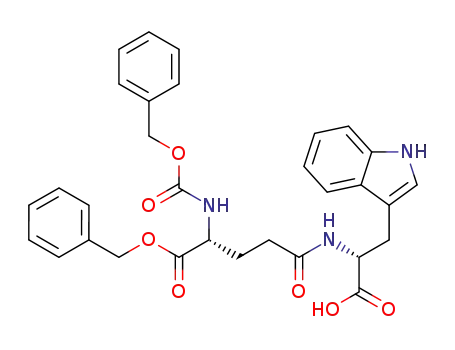Molecular Structure of 1382326-04-6 (Cbz-D-Glu(D-Trp-OH)-O-Bzl)